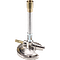 Adjustable Burner with Threaded Needle Valve with adj. gas valve & flame stabilizer, Natural gas, 1/2"(13mm) Mixing Tube OD, 4 CFH, 4,100 BTU Output, 6-1/8" (156mm) Overall Height